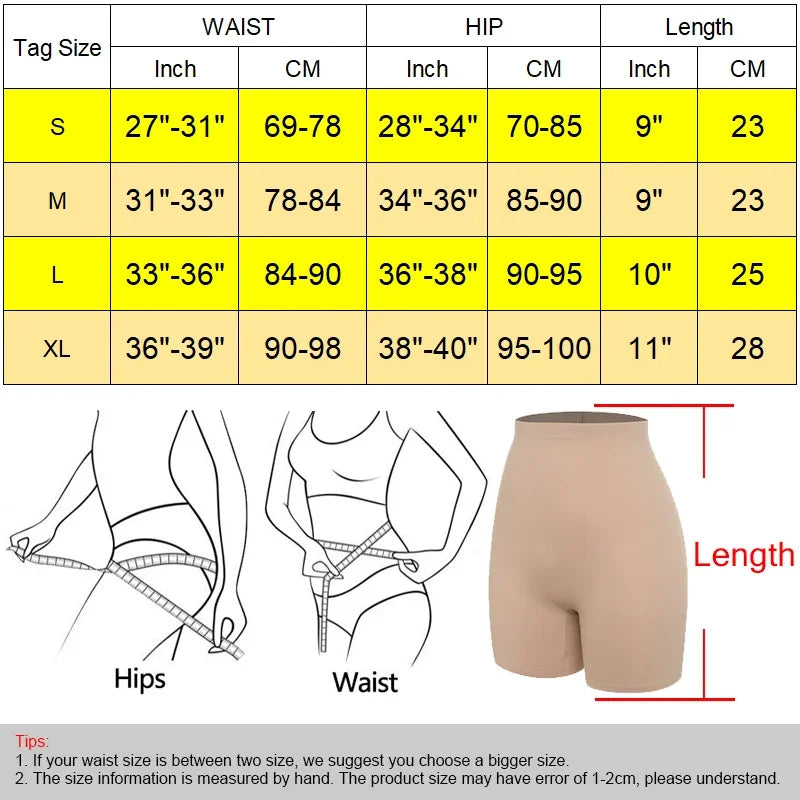 Shapewear for Women Tummy Control High Waist Body Shaper Light Underwear Shorts