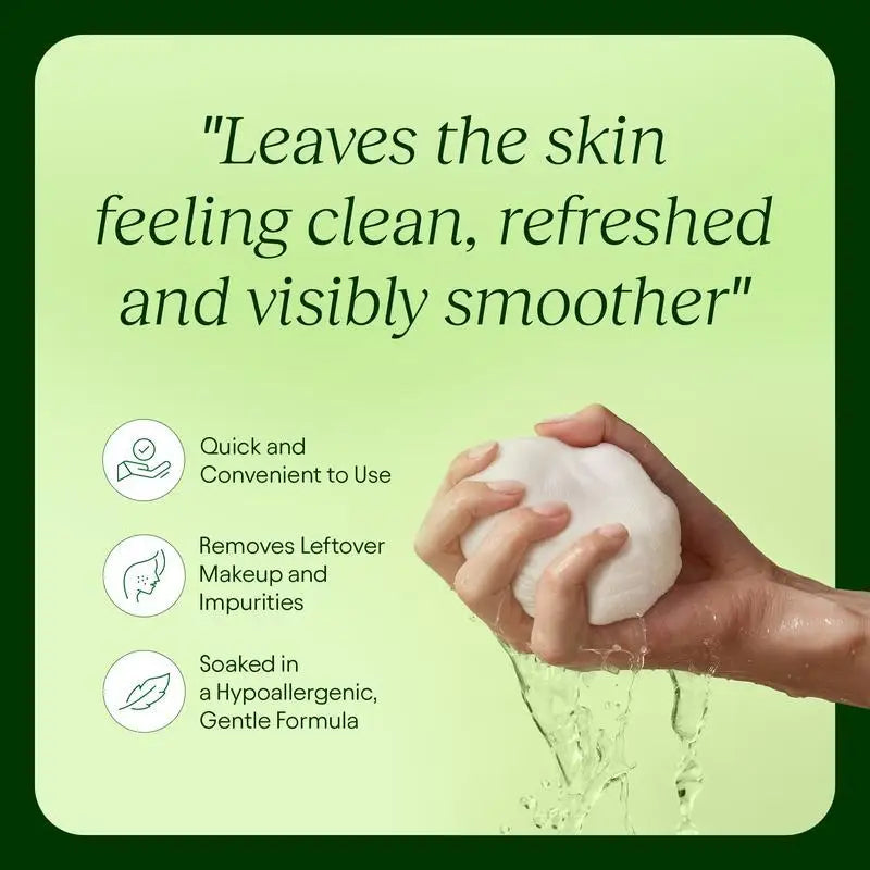 New 100pcs  Korean Skincare Product Anti-aging,dark Spot and Wrinkle Minimizing Toner Pad,]centella,asiatica and Niacinamide