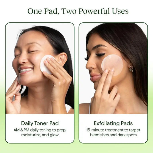 New 100pcs  Korean Skincare Product Anti-aging,dark Spot and Wrinkle Minimizing Toner Pad,]centella,asiatica and Niacinamide